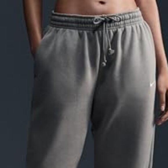 Nike Women’s/Mens NSW Phoenix Fleece Oversized High Waisted Sweatpants - Picture 3 of 4